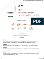 Jow - Imprimer Recette Breakfast Muffin