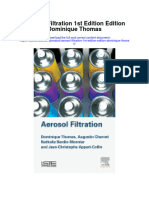 Aerosol Filtration 1St Edition Edition Dominique Thomas Full Chapter