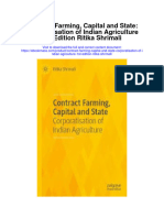 Download Contract Farming Capital And State Corporatisation Of Indian Agriculture 1St Edition Ritika Shrimali full chapter