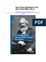 The Concept of The Individual in The Thought of Karl Marx Zhi Li Full Chapter