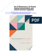 The Concept of Democracy An Essay On Conceptual Amelioration and Abandonment Herman Cappelen Full Chapter