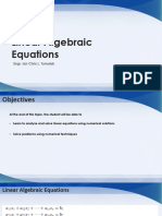 Topic 3 - Systems of Linear Equation