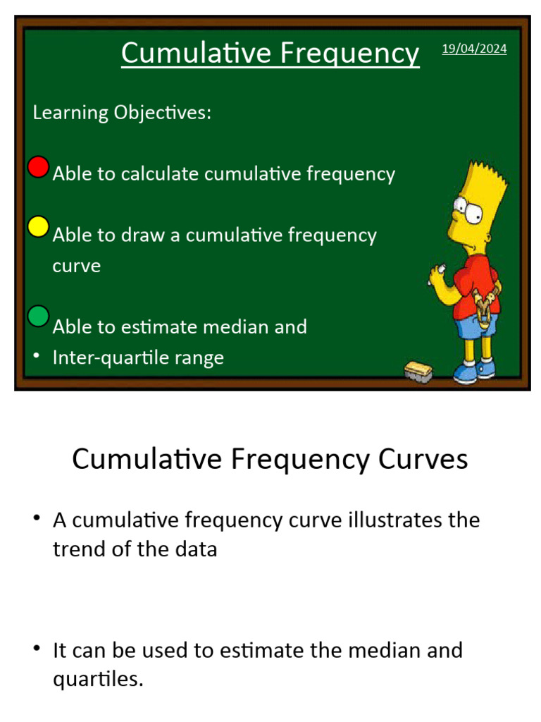 Cumulative Frequency and Curves Guide | PDF | Applied Mathematics