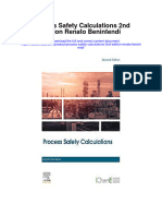 Process Safety Calculations 2Nd Edition Renato Benintendi All Chapter