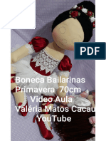 Boneca Bailarinas Primavera - Valéria Matos(Cacau)