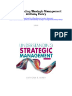 Understanding Strategic Management Anthony Henry All Chapter