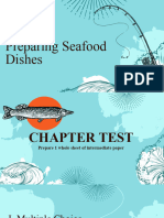Preparing Seafood Dishes-Chapter Test