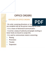 Office Orders