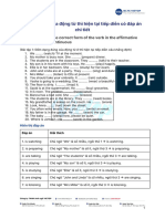 (PDF) Bài tập chia động từ thì hiện tại tiếp diễn