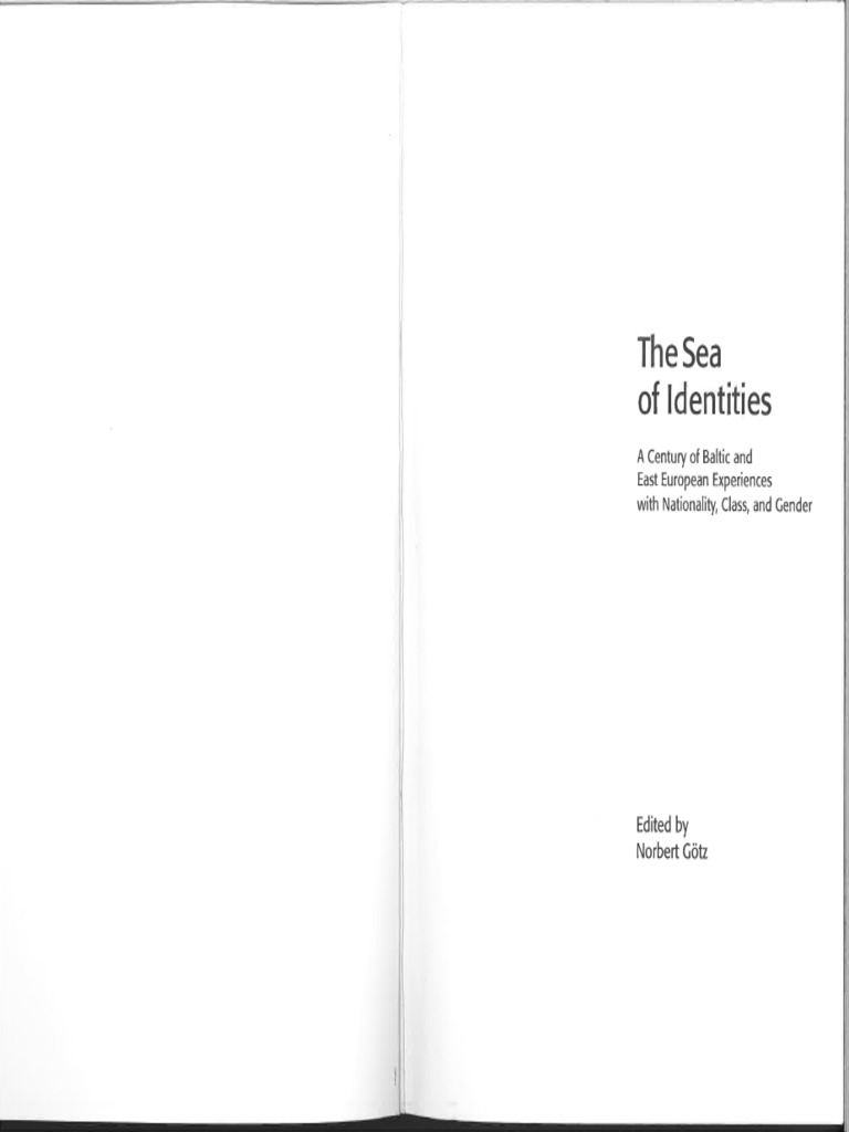 Götz 2014 Introduction The Sea Of Identities Pdf