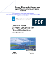 Control of Power Electronic Converters With Microgrid Applications Arindam Ghosh Full Chapter