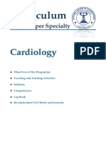 Cardiology Curriculum Latest