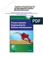 Process Systems Engineering For Biofuels Development Adrian Bonilla Petriciolet All Chapter