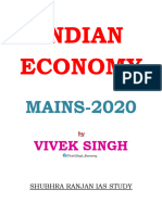 Vivek Singh Economy 2020