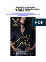 Mafia Beauty The Mancinelli Brotherhood Book 3 Sabine Barclay Celeste Barclay Full Chapter