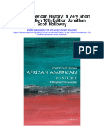 Download African American History A Very Short Introduction 10Th Edition Jonathan Scott Holloway full chapter