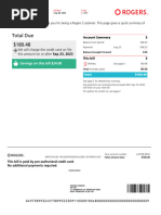 Rogers Wireless Bill