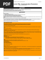 ACOPOSinverter P84 Communication Parameters