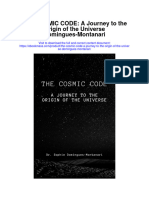 The Cosmic Code A Journey To The Origin of The Universe Domingues Montanari Full Chapter