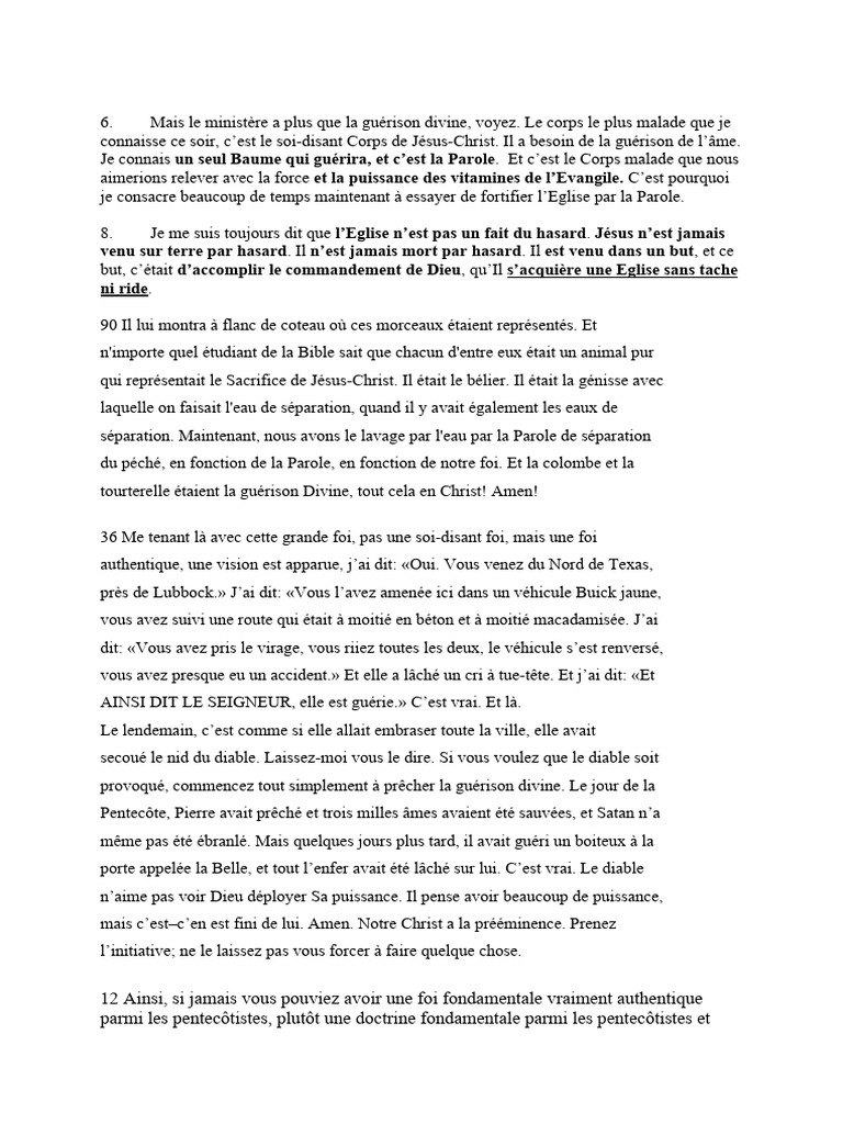Guérison Divine par la Foi en Christ | PDF | Dieu | Saint-Esprit