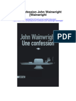 Download Une Confession John Wainwright Wainwright all chapter
