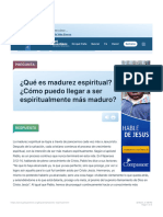 ¿Qué Es Madurez Espiritual ¿Cómo Puedo Llegar A Ser Espiritualmente Más Maduro