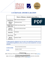 MGT590 - Mohamed Salem - MBA in Operations Management