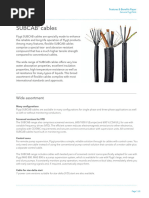 Flygt SUBCAB Cable Specifications | PDF | Insulator (Electricity ...