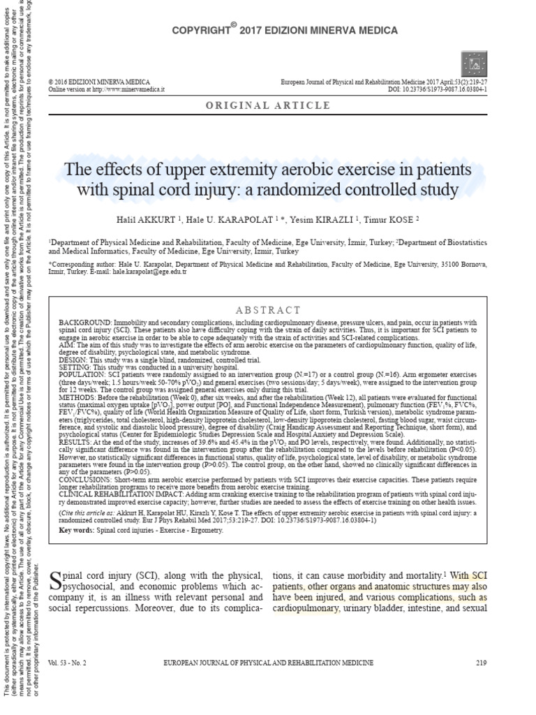 01 - The Effects of Upper Extremity Aerobic Exercise in Patients With ...