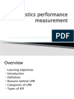 Lesson 4 Logistics Performance Measurement