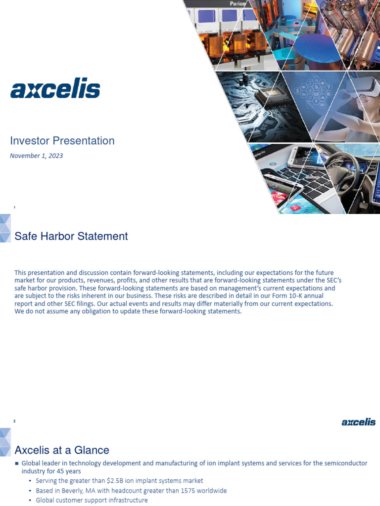 Is Axcelis Technologies Outperforming Tech Stocks This Year?
