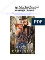 The Cowboys Rules Book Three 2Nd Edition Contemporary Western Romance Maggie Carpenter Full Chapter