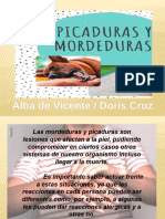 ALBA DORIS Primeros Auxilios Picaduras y Mordeduras