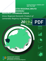 Produk Domestik Regional Bruto Kabupaten Lamandau Menurut Lapangan Usaha 2019-2023