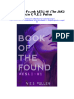 Book of The Found Aesli 01 The Jak2 Cycle 4 V E S Pullen Full Chapter
