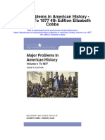 Download Major Problems In American History Volume I To 1877 4Th Edition Elizabeth Cobbs full chapter