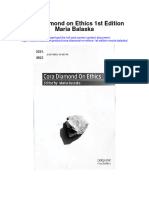 Download Cora Diamond On Ethics 1St Edition Maria Balaska full chapter
