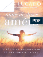 Resumo Antes de Dizer Amem Max Lucado