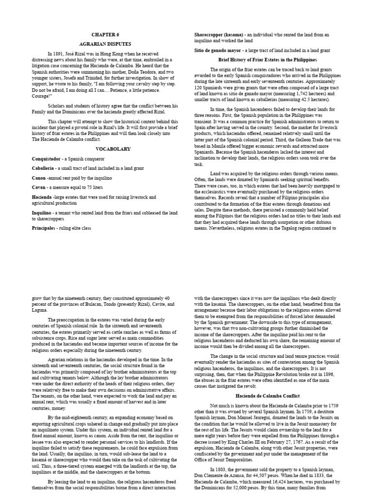 Chapter 6 - 11 (Rizal) | PDF | Travel
