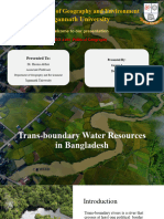 Trans-Boundary Water Resources in Bangladesh