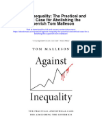 Download Against Inequality The Practical And Ethical Case For Abolishing The Superrich Tom Malleson full chapter