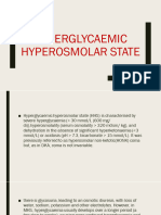 Hyperglycaemic Hyperosmolar State