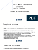 Teoria Geral Do Direito Empresarial e Cambiário Und 01 Cap 02