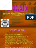 Autoeducatia Prezentare