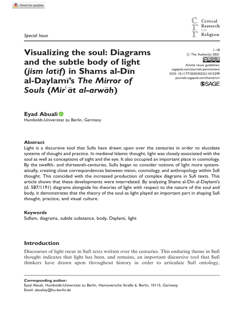 Diagrams of the Soul in Sufi Thought | PDF | Sufism | Soul