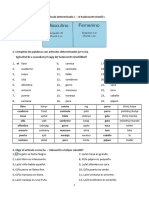 El Artículo Determinado I - Bence - 0306