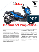 Manual de Propietario Voge SR4 Espanol