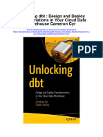Download Unlocking Dbt Design And Deploy Transformations In Your Cloud Data Warehouse Cameron Cyr all chapter