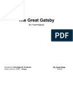 The Great Gatsby Book Analysis