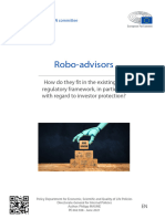 Robo Advisors EU Parliament Study